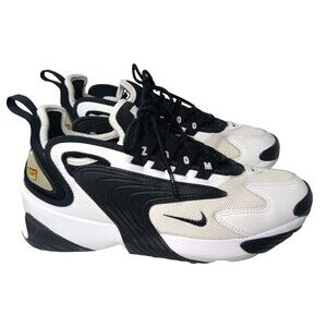 Nike Zoom 2K White Black Shoes Women's Size 7.5 Sneakers